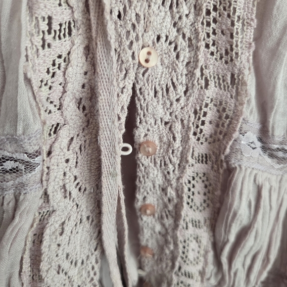 Free People Dolly Bodysuit in Silverberry size XS NWT - Picture 5 of 9